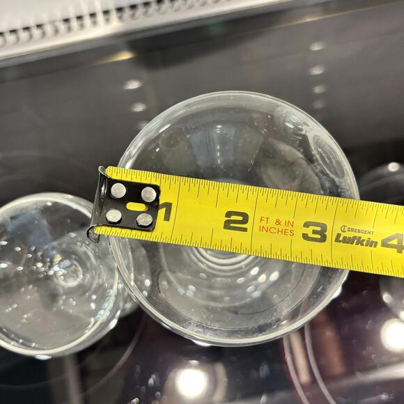 Vintage Handblown Twisted Stem Crystal Wine & Coupe Glasses Bohemia European 6pc - Picture 6 of 7